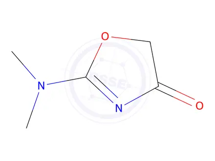 Chemical structure of 2-(Dimethylamino)oxazol-4(5H)-one