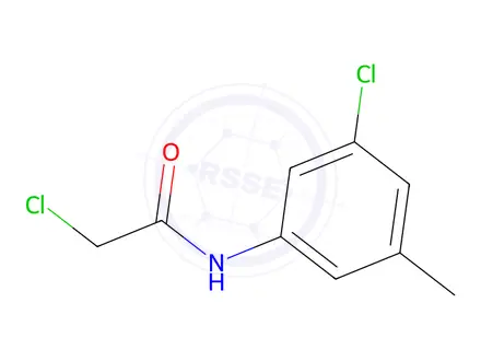 Chemical structure of 2-Chloro-N-(3-chloro-5-methylphenyl)acetamide