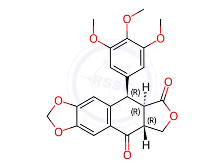 Chemical structure of Podophyllotoxone