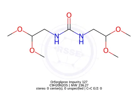 Chemical structure of Orforglipron Impurity 291