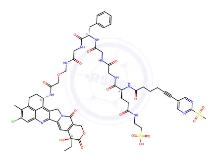 Chemical structure of (S)-1-(2,4-Dichlorophenyl)-2-(2H-tetrazol-2-yl)ethyl carbamate