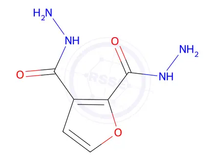 Chemical structure of furan-2,3-dicarbohydrazide