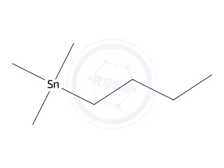 Chemical structure of Butyltrimethyltin(IV)