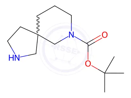 Chemical structure of 2,7-Diazaspiro[4.5]decane-7-carboxylic acid tert-butyl ester