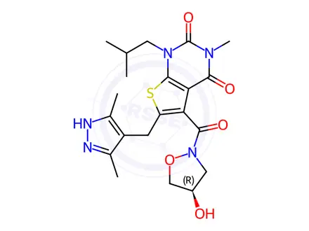 Chemical structure of AZD3965 Impurity 16