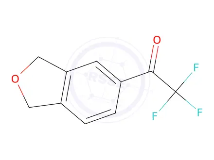 Chemical structure of 1-(1,3-Dihydroisobenzofuran-5-yl)-2,2,2-trifluoroethanone