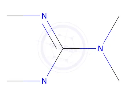 Chemical structure of 1,1,2,3,3-PentaMethyl Guanidine