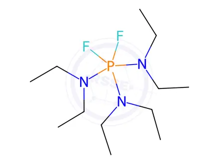 Chemical structure of TRIS(DIETHYLAMINO)DIFLUOROPHOSPHORANE
