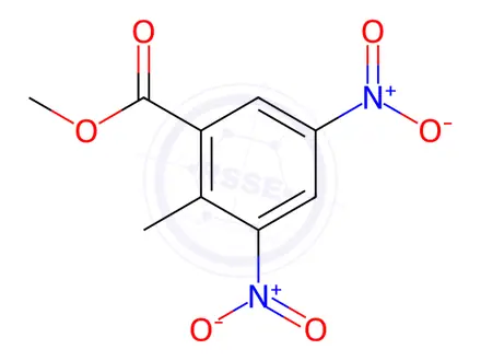 Chemical structure of 2-Methyl-3,5-dinitro-benzoic acid methyl ester