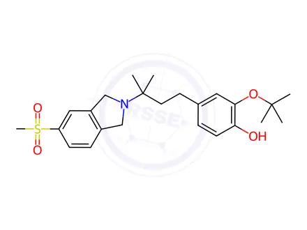 Chemical structure of Zervimesine