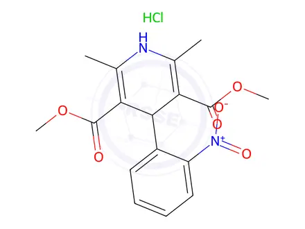 Chemical structure of Nifedipine HCl
