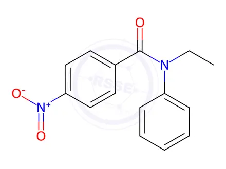 Chemical structure of N-Ethyl-4-nitro-N-phenylbenzamide