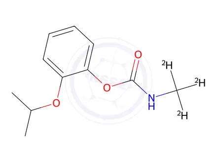 Chemical structure of Propoxur-d3 (N-Methyl-d3)