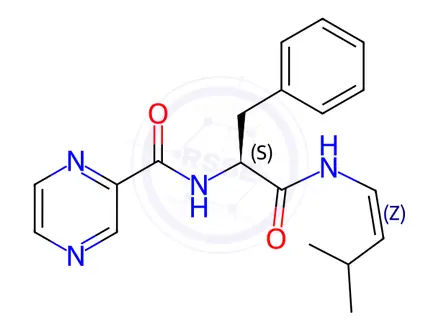 Chemical structure of Bortezomib Impurity 143