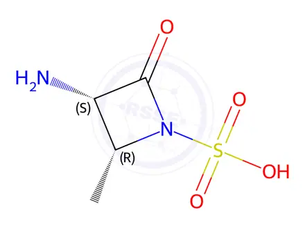 Chemical structure of Aztreonam Impurity 128