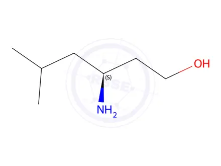 Chemical structure of (S)-3-amino-5-methylhexan-1-ol