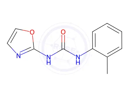 Chemical structure of 1-(2-Oxazolyl)-3-(o-tolyl)urea