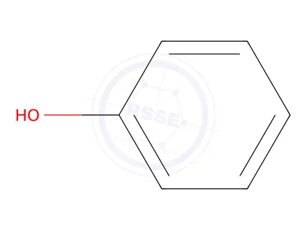 Chemical structure of Phenol