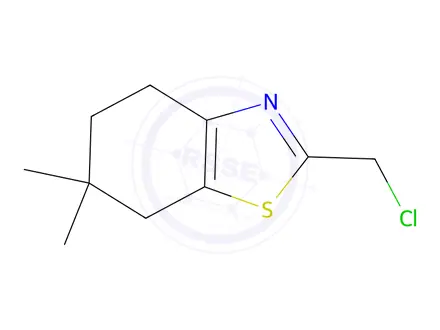 Chemical structure of 2-(Chloromethyl)-6,6-dimethyl-4,5,6,7-tetrahydrobenzo[d]thiazole