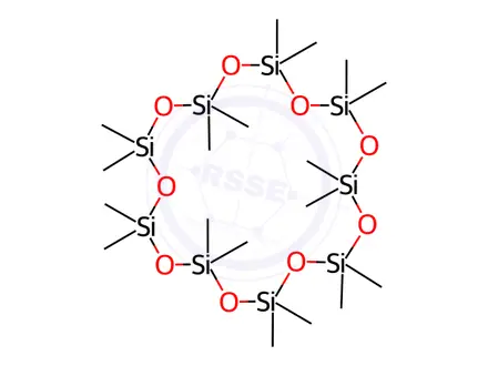 Chemical structure of Octadecamethylnonasiloxane
