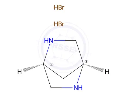 Chemical structure of (1S,4S)-2,5-Diazabicyclo[2.2.1]heptane Dihydrobromide