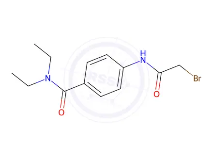 Chemical structure of 4-[(2-Bromoacetyl)amino]-N,N-diethylbenzamide