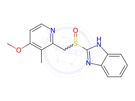 Chemical structure of Rabeprazole EP Impurity E