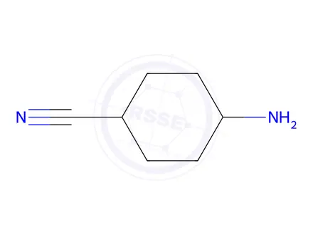 Chemical structure of trans-4-Aminocyclohexanecarbonitrile hydrochloride
