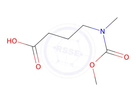 Chemical structure of 4-[(methoxycarbonyl)(methyl)amino]butanoic acid