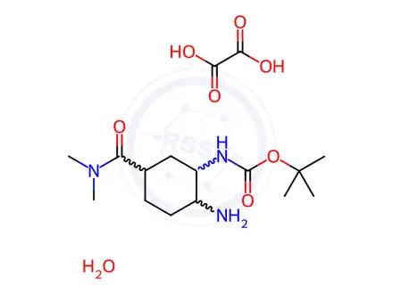 Chemical structure of Edoxaban Impurity 1(Oxalate Monohydrate)
