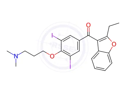 Chemical structure of Amiodarone Hydrochloride Impurity 19