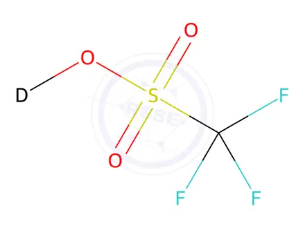 Chemical structure of TRIFLUOROMETHANESULFONIC ACID-D