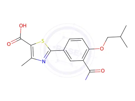 Chemical structure of Febuxostat Impurity 1