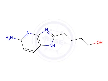 Chemical structure of 4-(5-Amino-3H-imidazo[4,5-b]pyridin-2-yl)butan-1-ol