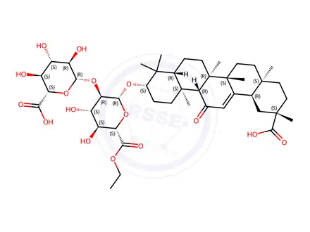 Chemical structure of Glycyrrhizic Acid Impurity 113