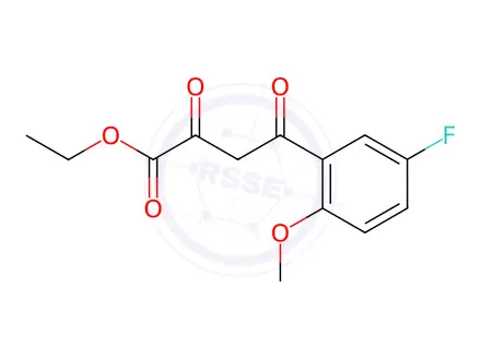 Chemical structure of Ethyl 4-(5-fluoro-2-methoxyphenyl)-2,4-dioxobutanoate