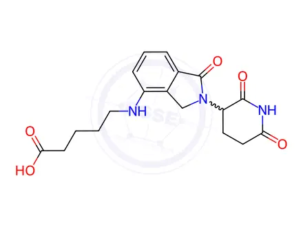 Chemical structure of Lenalidomide-C4-acid