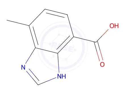 Chemical structure of 4-Methyl-1H-benzo[d]imidazole-7-carboxylic acid