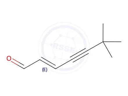 Chemical structure of (E)-6,6-Dimethyl-2-hepten-4-ynal