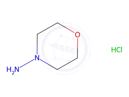 Chemical structure of Morpholin-4-amine hydrochloride
