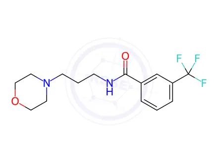 Chemical structure of N-(3-Morpholinopropyl)-3-(trifluoromethyl)benzamide