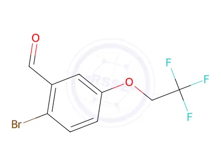 Chemical structure of 2-Bromo-5-(2,2,2-trifluoroethoxy)benzaldehyde