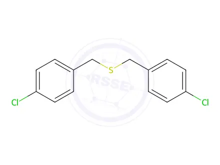Chemical structure of bis(p-chlorobenzyl) sulphide