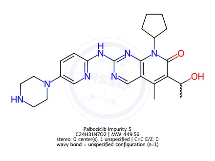 Chemical structure of Palbociclib Impurity 362