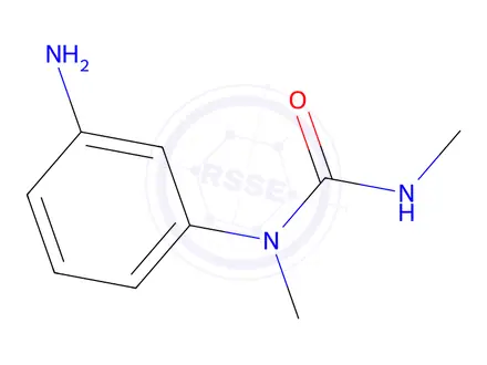 Chemical structure of 1-(3-aminophenyl)-1,3-dimethylurea