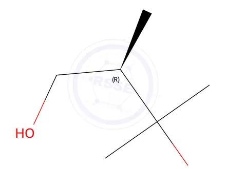 Chemical structure of (R)-1,3-Butanediol, 2,3-dimethyl