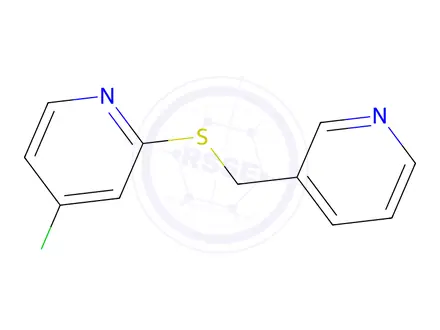 Chemical structure of 4-Chloro-2-((pyridin-3-ylmethyl)thio)pyridine