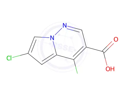 Chemical structure of 4,6-Dichloropyrrolo[1,2-b]pyridazine-3-carboxylic acid