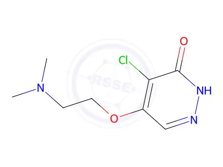 Chemical structure of 4-Chloro-5-(2-(dimethylamino)ethoxy)pyridazin-3(2H)-one