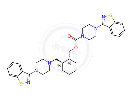 Chemical structure of Lurasidone Impurity 127